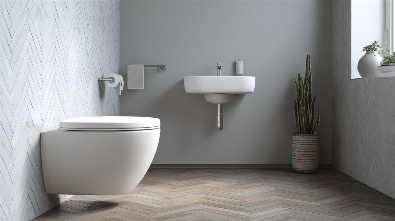 Væghængt toilet uden skyllekant - det moderne valg til dit badeværelse